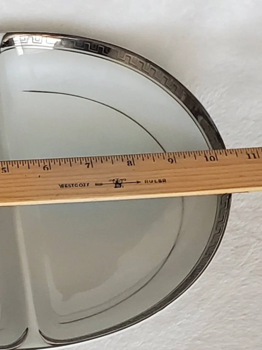 MIKASA Fine China ALTON 5299 -OVAL DIVIDED SERVING BOWL Japan EUC!